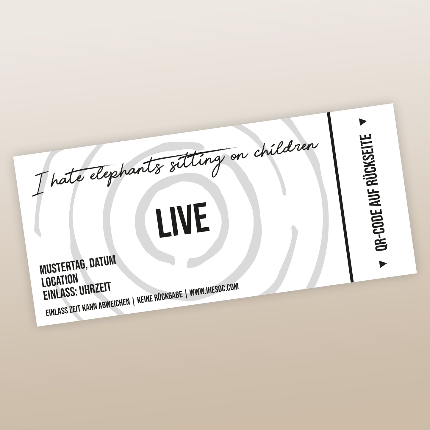 Ticket ihesoc LIVE / München, Sa. 10.10.2026