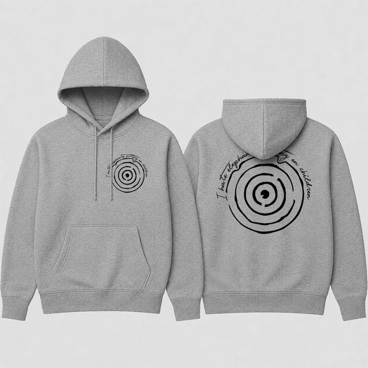 Hoodie "Spiritual Circles" (grau)